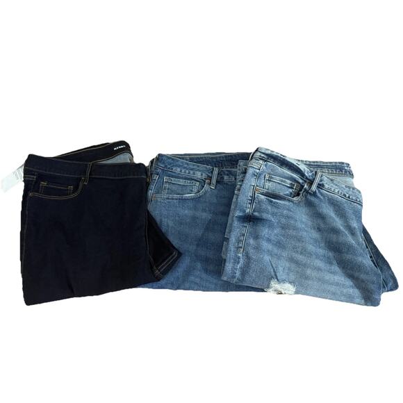 X3 NWT Old Navy Jeans Size 28 Plus Size Denim OG Straight, Curvy OG, Rockstar - Picture 5 of 6